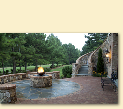 photographs of Private drives, lighting and garden structures designed by Tom Hunter