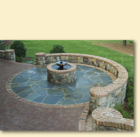 photographs of Private drives, lighting and garden structures designed by Tom Hunter