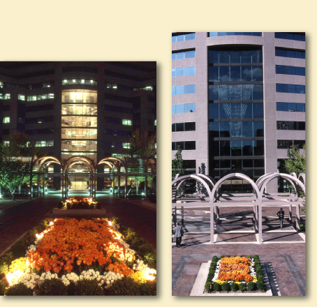 photographs of public projects designed by Tom Hunter